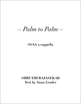 Palm to Palm SSAA choral sheet music cover
